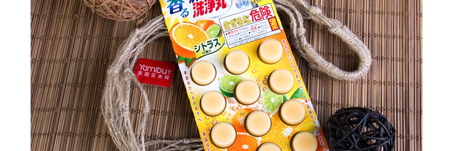 日本KOBAYASHI小林制药 多功能强力下水道管道清洗丸 柑橘香 12枚入 管道疏通