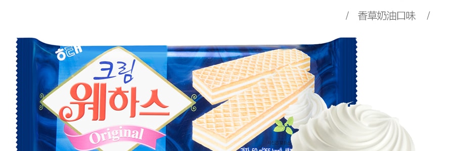 韓國HAITAI海太 冰淇淋威化餅乾 香草奶油口味 50g