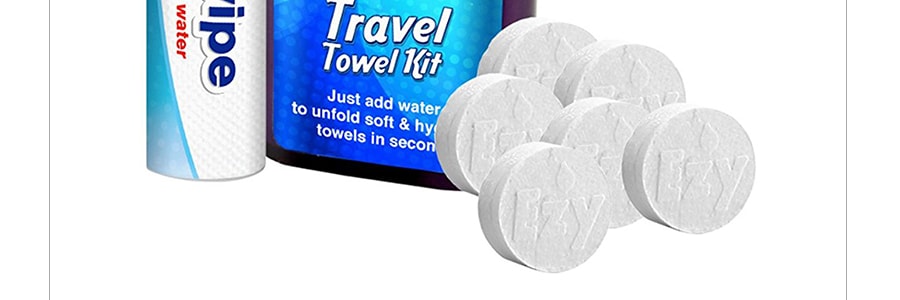 【贈品】美國EZYWIPE 旅行專用濕紙巾機組 S