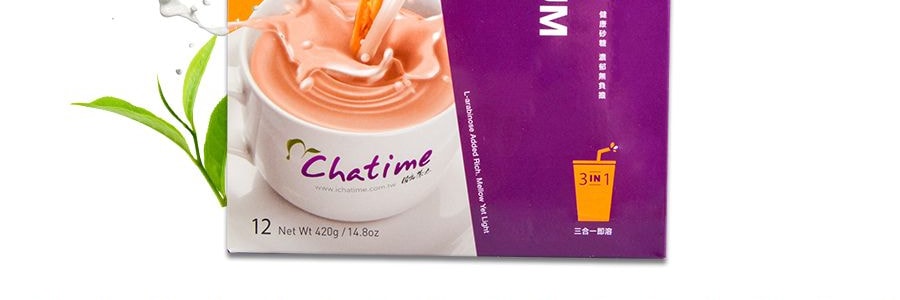 台灣CHATIME日出茶太 香醇奶茶 三合一包裝 12條入 420g