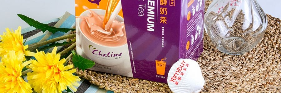 台灣CHATIME日出茶太 香醇奶茶 三合一包裝 12條入 420g