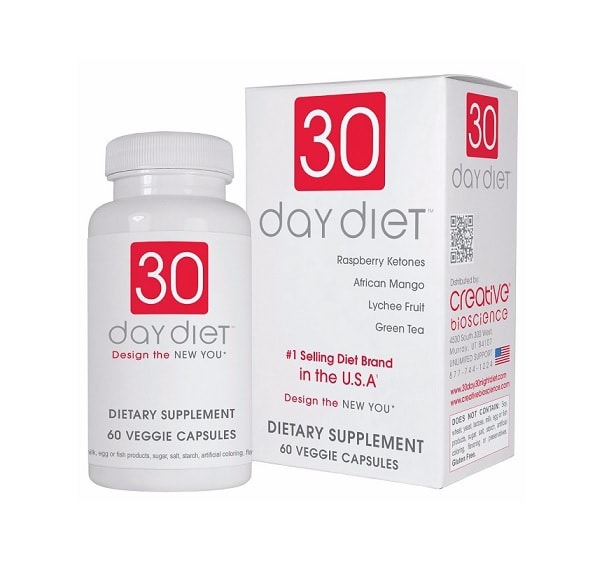 30 Day Diet Dietary Supplement 60 Caps