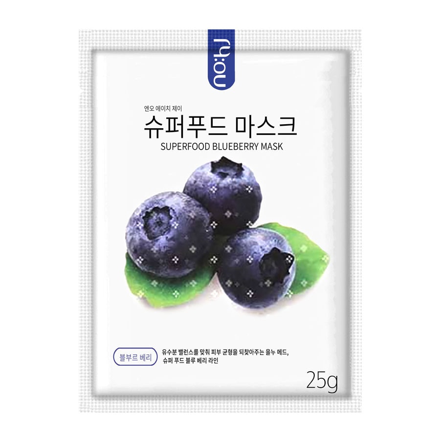 NO:HJ Superfood Mask  Blueberry 1 Sheet