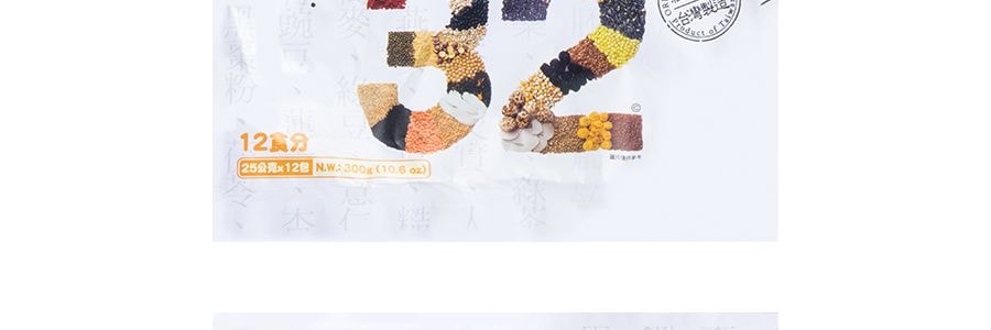 台灣馬玉山 高纖無添加32種綜合穀物粉 12包入 300g