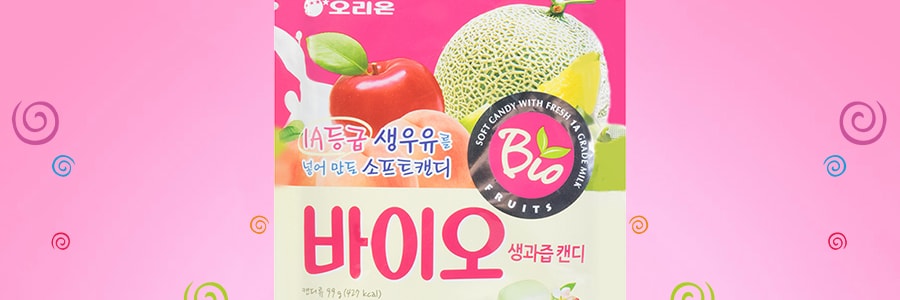 韓國ORION好麗友 繽紛水果牛奶糖 99g