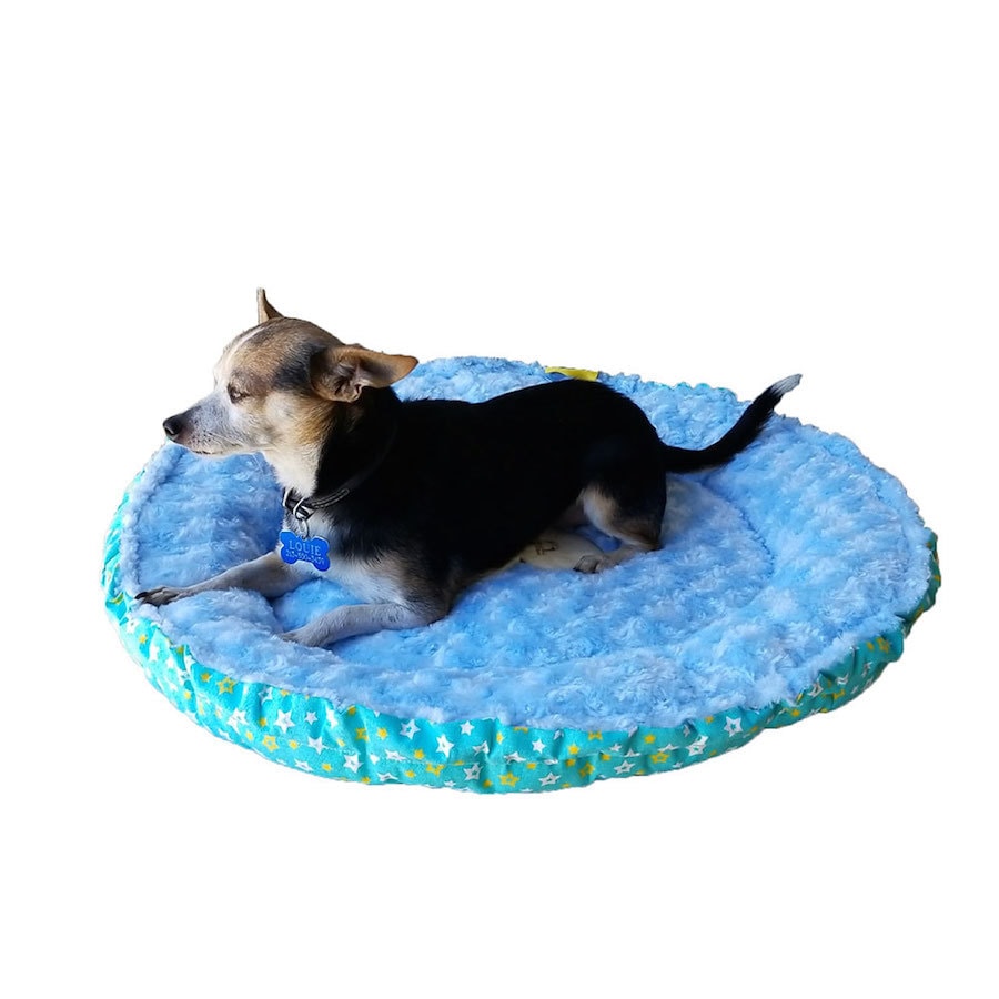 ALPHA DOG SERIES 双面面料碗型宠物用软垫  #蓝色