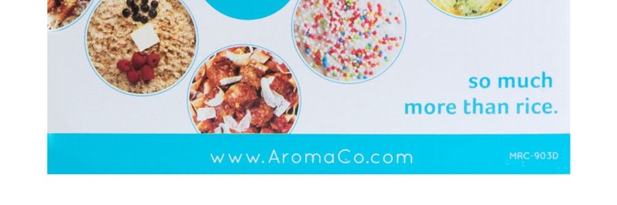 美國AROMA 智慧迷你電鍋電鍋 3杯熟米容量 8'' x 7.5'' x 7.5'' MRC-903D 1-3人份 (1年製造商保固)【全美超低價】
