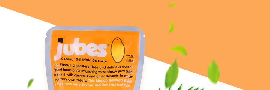 印尼 WONG COCO JUBES 椰果粒 芒果口味 360g