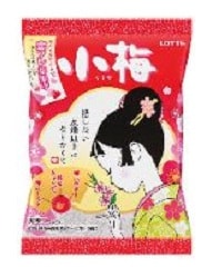 LOTTE Japanese Plum Hard Candy Koume 67g