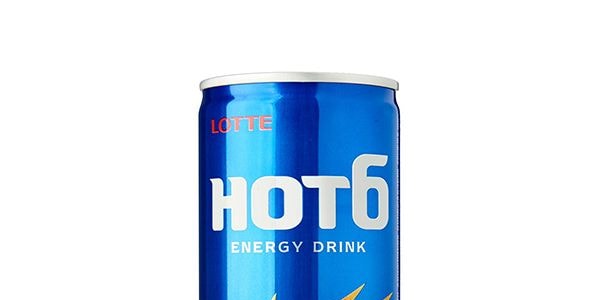 韓國LOTTE樂天 HOT6 功能性能量飲料 250ml【提神醒腦 快速補充活力】