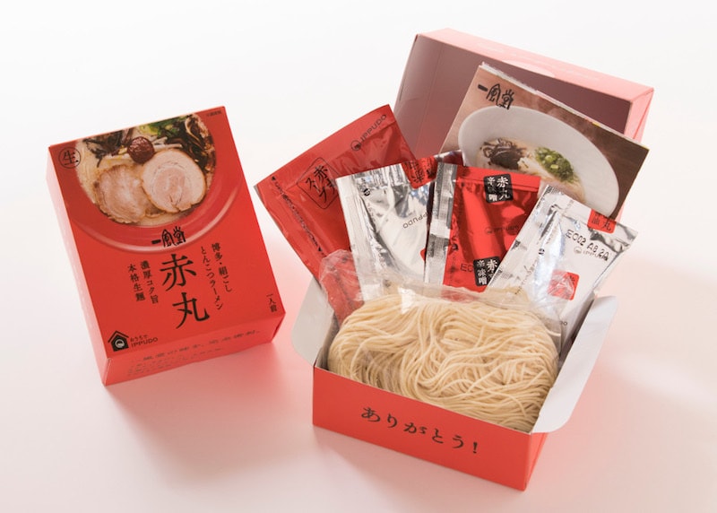 Dhl直发 日本直邮 博多第一拉面一风堂赤辛红丸拉面煮面版2g 包装已更新 亚米