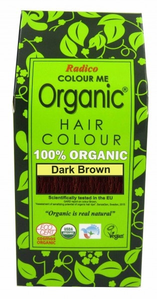 COLOUR Me Organic 100% Natural Herbs Long Lasting #DarkBrown