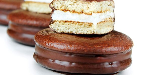 韓國LOTTE樂天 巧克力奶油夾心派 香蕉口味 12 顆 336g