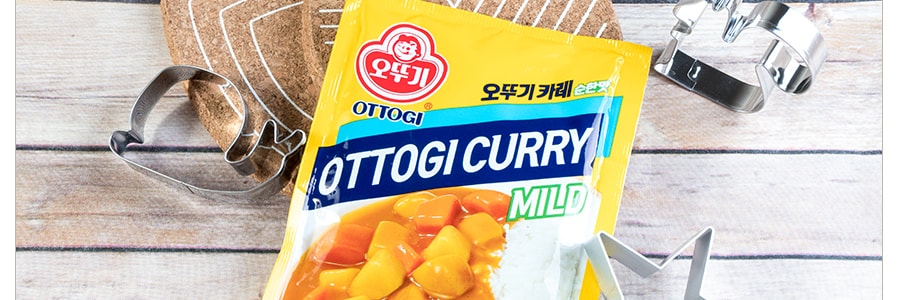 韓國OTTOGI不倒翁 咖哩粉 微辣 袋裝 4人份 100g