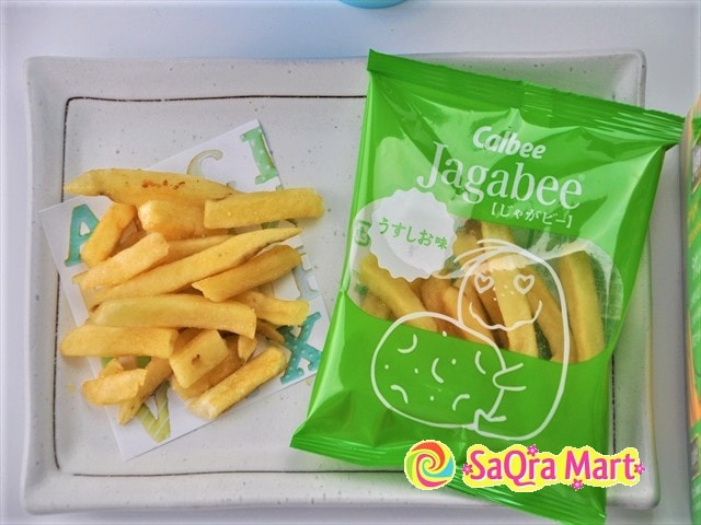 【日本直邮】CALBEE卡乐B JAGABEE宅卡B 薯条先生 淡盐原味 18g×5包装
